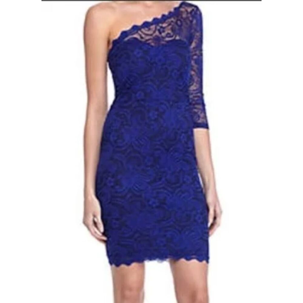 Sequin Hearts One Shoulder Cocktail Dress